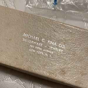 Vintage Michael C. Fina Co. Silver Baby Spoon